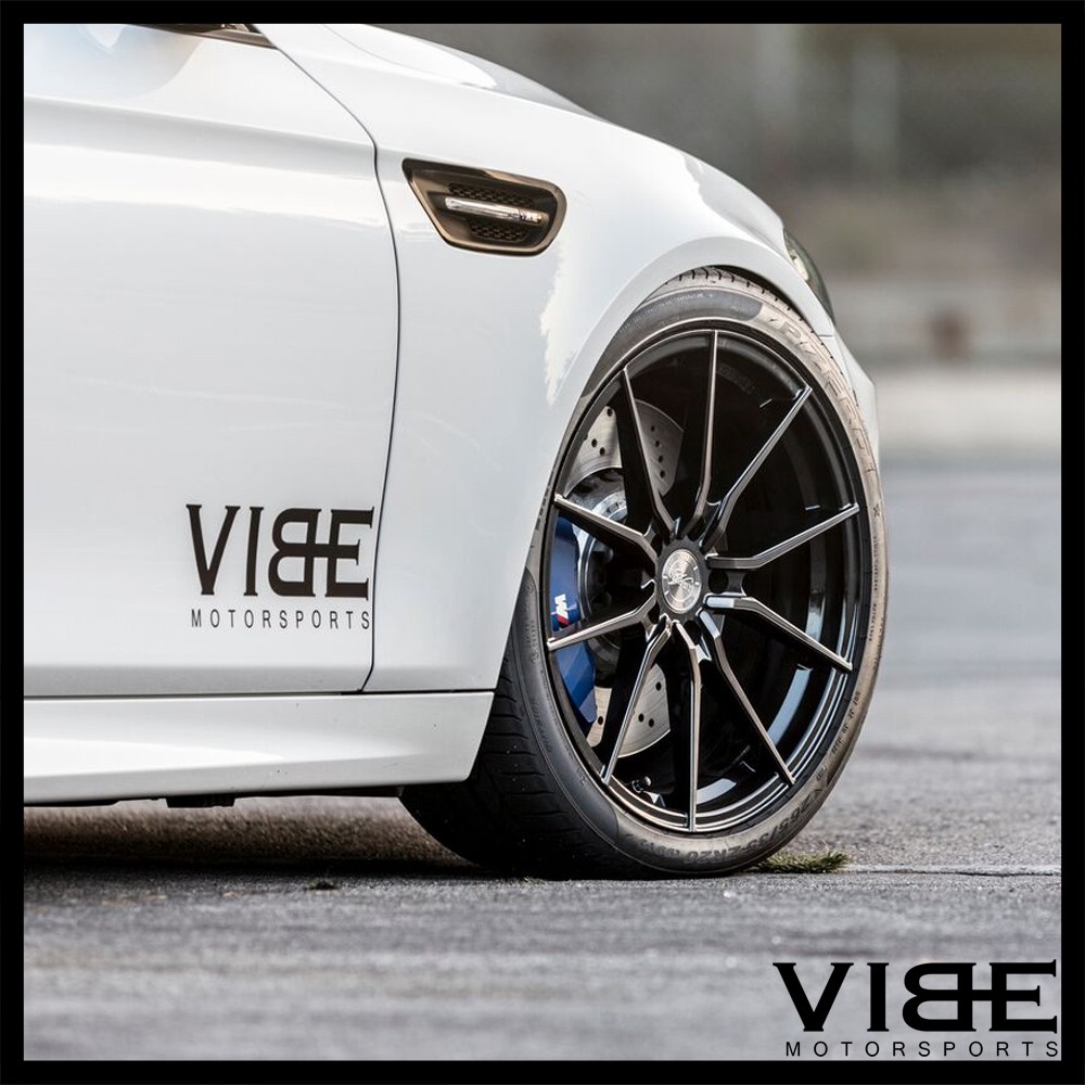 22" VERTINI RF1.2 BLACK CONCAVE WHEELS RIMS FITS MASERATI GHIBLI