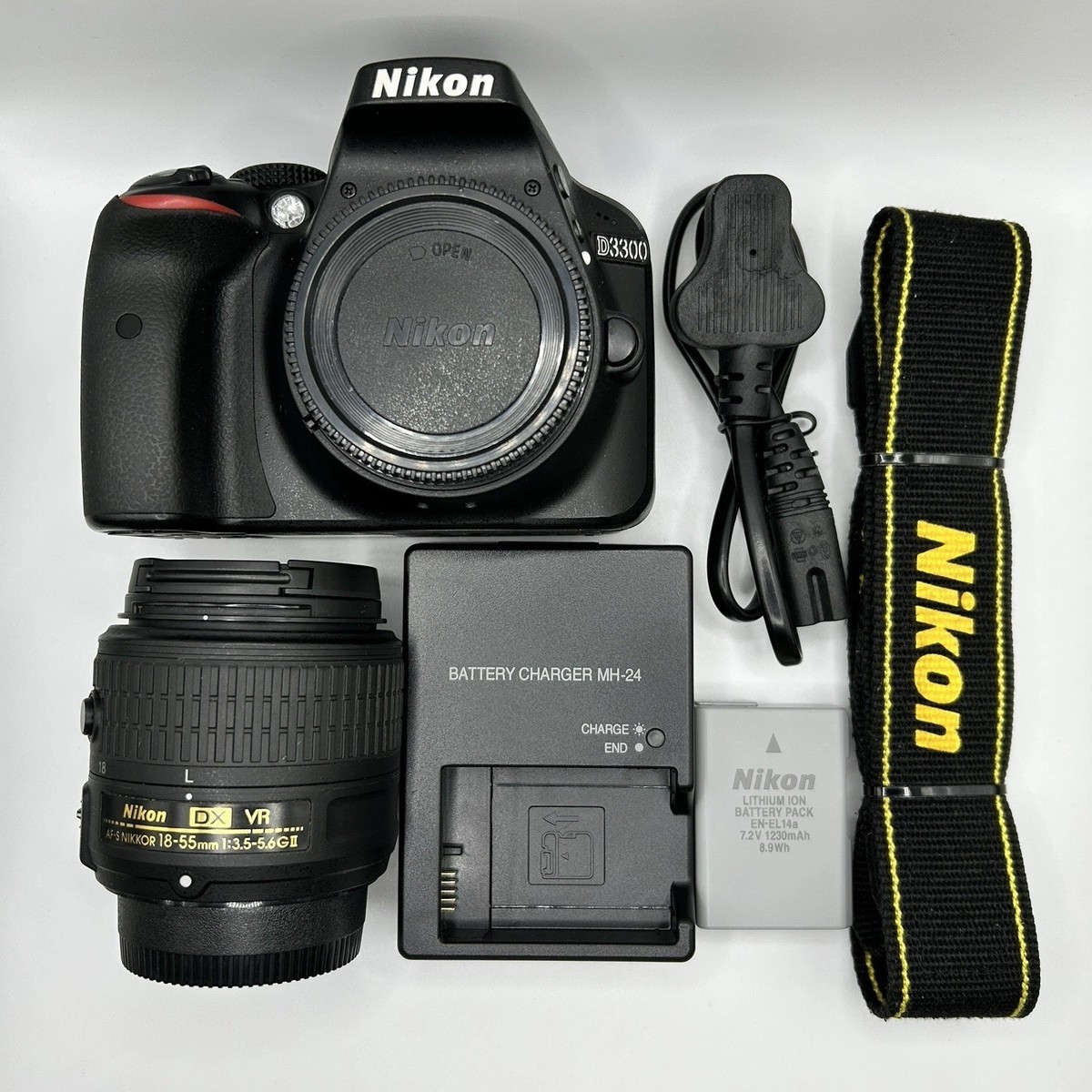 Nikon D3300 DSLR Camera 18-55mm VR II Lens Kit – Only 4,000