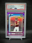 2024 Donruss Jayden Daniels PSA 10 GEM MINT 💎 OPTIC PINK PREVIEW ROOKIE PRIZM