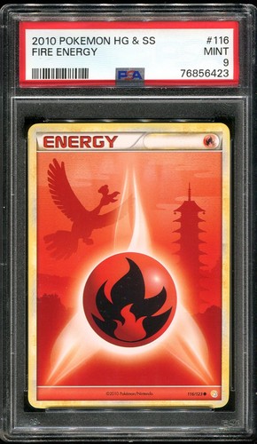 Fire Energy graded PSA 9 for sale on eBay
