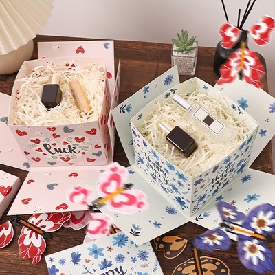 1Pack Flying Butterfly Surprise Gift Box Gift Box DIY Exploding Prank Case
