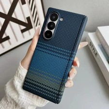 For Samsung Galaxy Z Fold 7/6/5/4/3 Thin Magnetic Carbon Fiber Shockproof Case