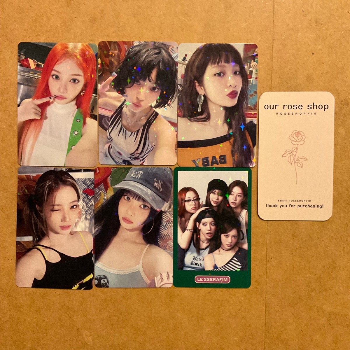 LE SSERAFIM Spaghetti 1st Single Album Weverse JP Holo Official