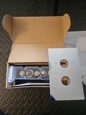 Abingdon Two-way Thermostatic Valve Chrome + Riser Rail+ Shower Head,  Wall Arm