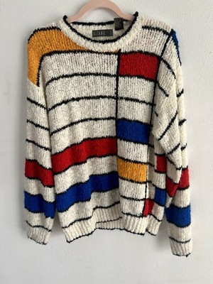 Vintage Gitano  Piet Mondrian 80s painting-style sweater Size M