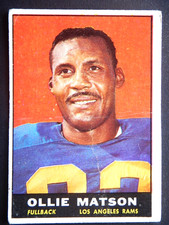 Ollie Matson #50 Topps 1961 Football Card (Los Angeles Rams)*
