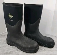 MUCK Chore ST Classic Tall Steel Toe Waterproof Neoprene Boots Mens Size 12M EUC