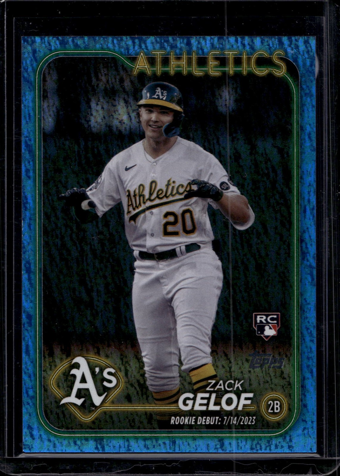 2024 Topps Update #US131 Zack Gelof Blue Holofoil #/999