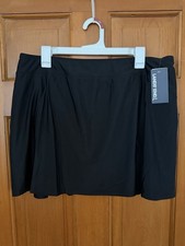 Women s Lands End Black Swim Skirt Size 2X NWT Plus Size Swimwear Skirt