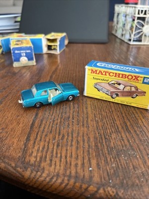 Vintage Matchbox Ford Cortina GT With Original Box No. 25