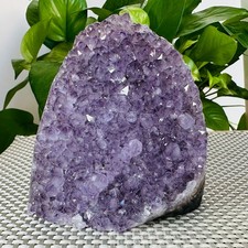 1657G Natural Amethyst geode quartz cluster crystal specimen Healing