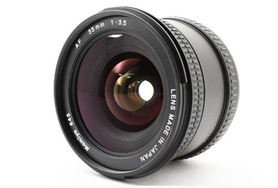 Mamiya 645 AF 35mm f/3.5 Wide Angle Lens w/ Hood & Cap Mint
