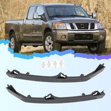 Fit Nissan 2004 05 06-2015 Titan Armada Qx56 Headlight Molding Trim Lower Filler
