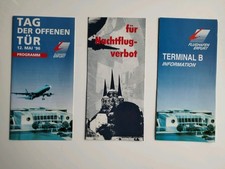 Lotnisko Erfurt broszury informacyjne lata 90.