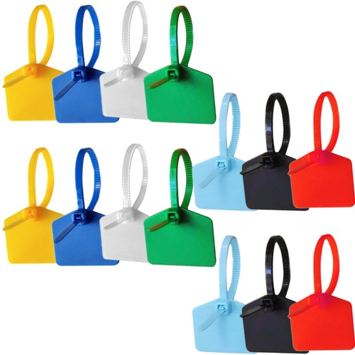 120 Pcs Nylon Cable Tie Identification Tags Zip Ties Labels Cord - Afbeelding 8 van 12