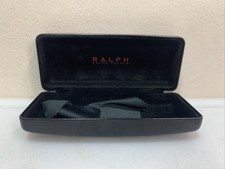 Authentic RALPH LAUREN Large Hard Shell Eyeglasses /Sunglasses Case Black