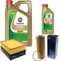 SCT Inspektionspaket 6L Castrol Titanium 5W-30 FüR Audi A4 Avant 2.5 TDI