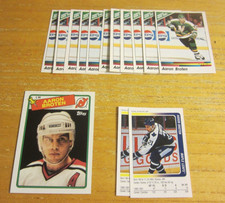 Aaron Broten Lot of 14 Cards/Stickers NHL Devils, Maple Leafs, North Stars