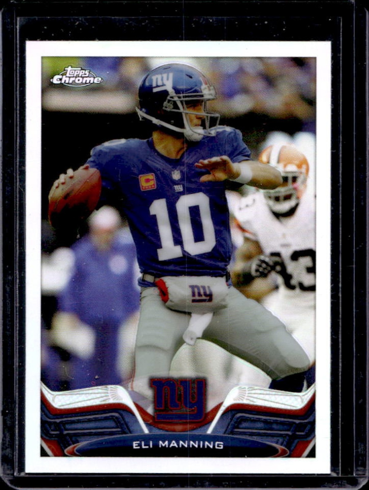 2013 Topps Chrome Eli Manning Refractor #105 Giants