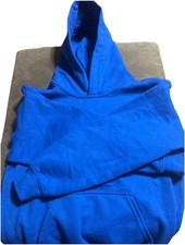 Boys Youth Small Golden Blue Hoodie  5/6 