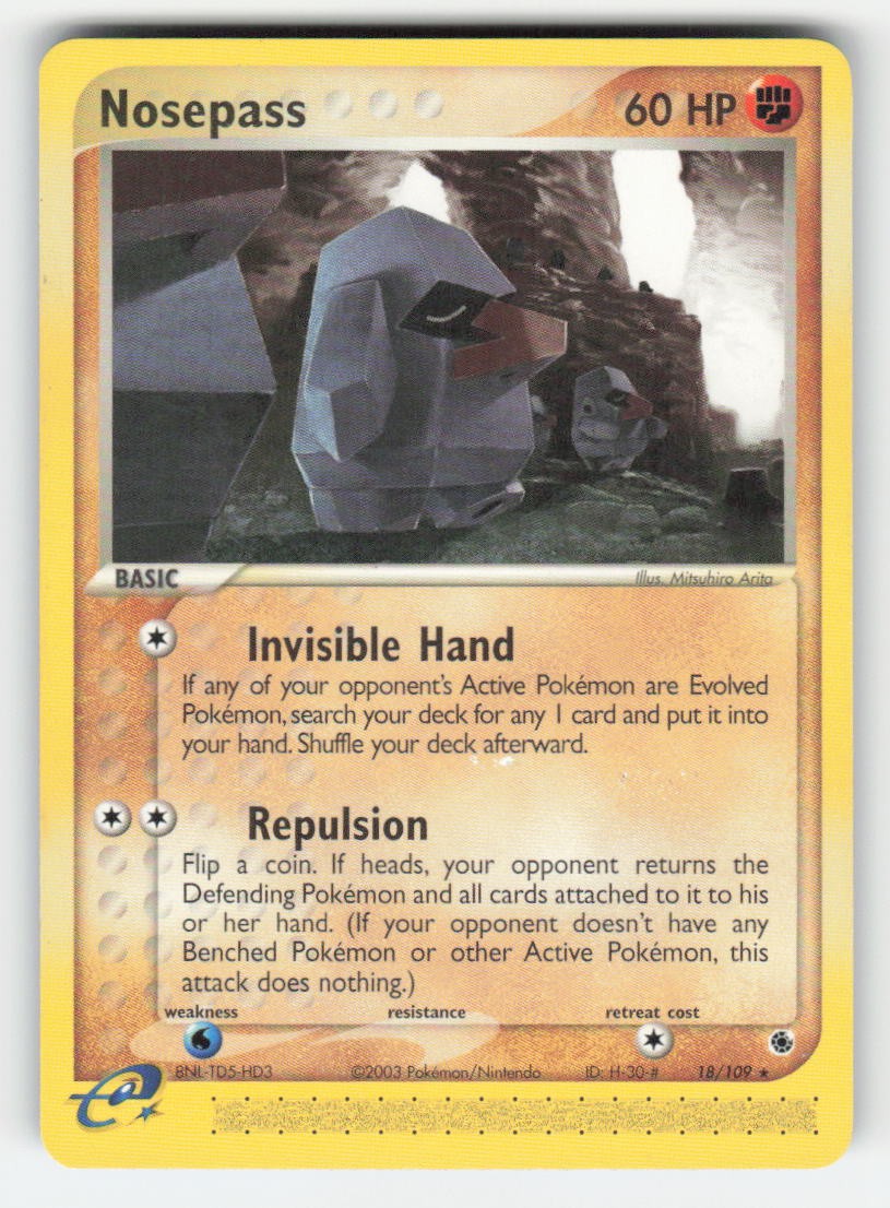 Pokemon NOSEPASS 18 Ruby & Sapphire MP