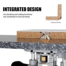 Integrated Woodworking Arc Cutter Wear-Resistant Tool for Cabinet Arc Forming