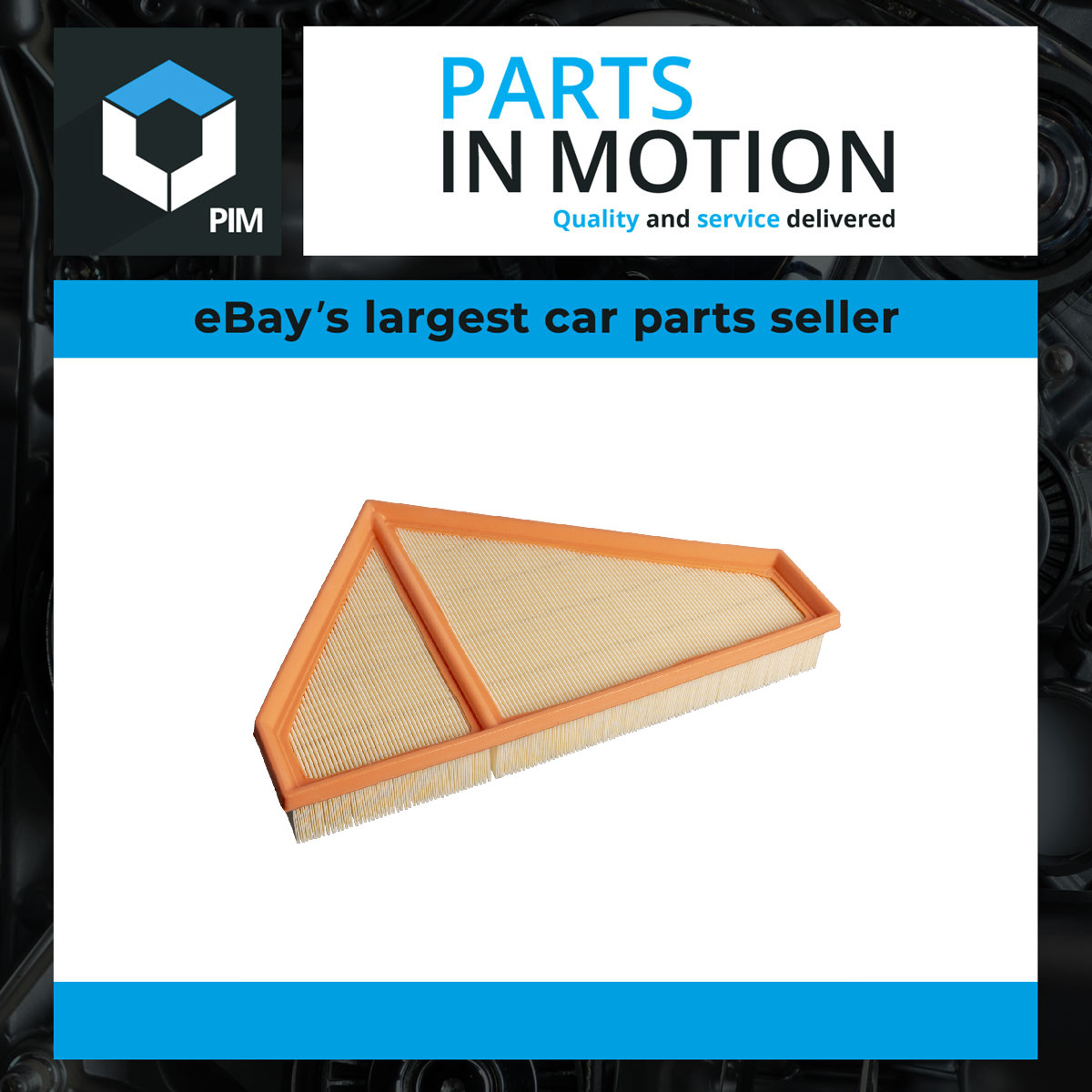 Air Filter fits JAGUAR F-TYPE X152 5.0 Front Left 2013 on Blue Print T2R1881 New