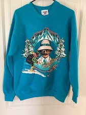 Vintage Panama Jack Sweatshirt Size Large Made In The USA 50cotton 50 Poly
