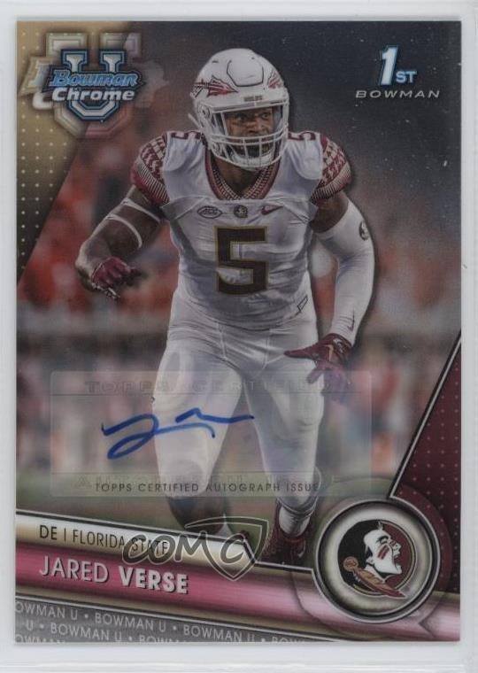 2023 Bowman U Chrome Prospect Jared Verse #60 Auto 1l2n
