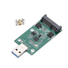 Plug Play mSATA SSD to USB 3.0 Interface Convertor Adapter Card PCB Board A