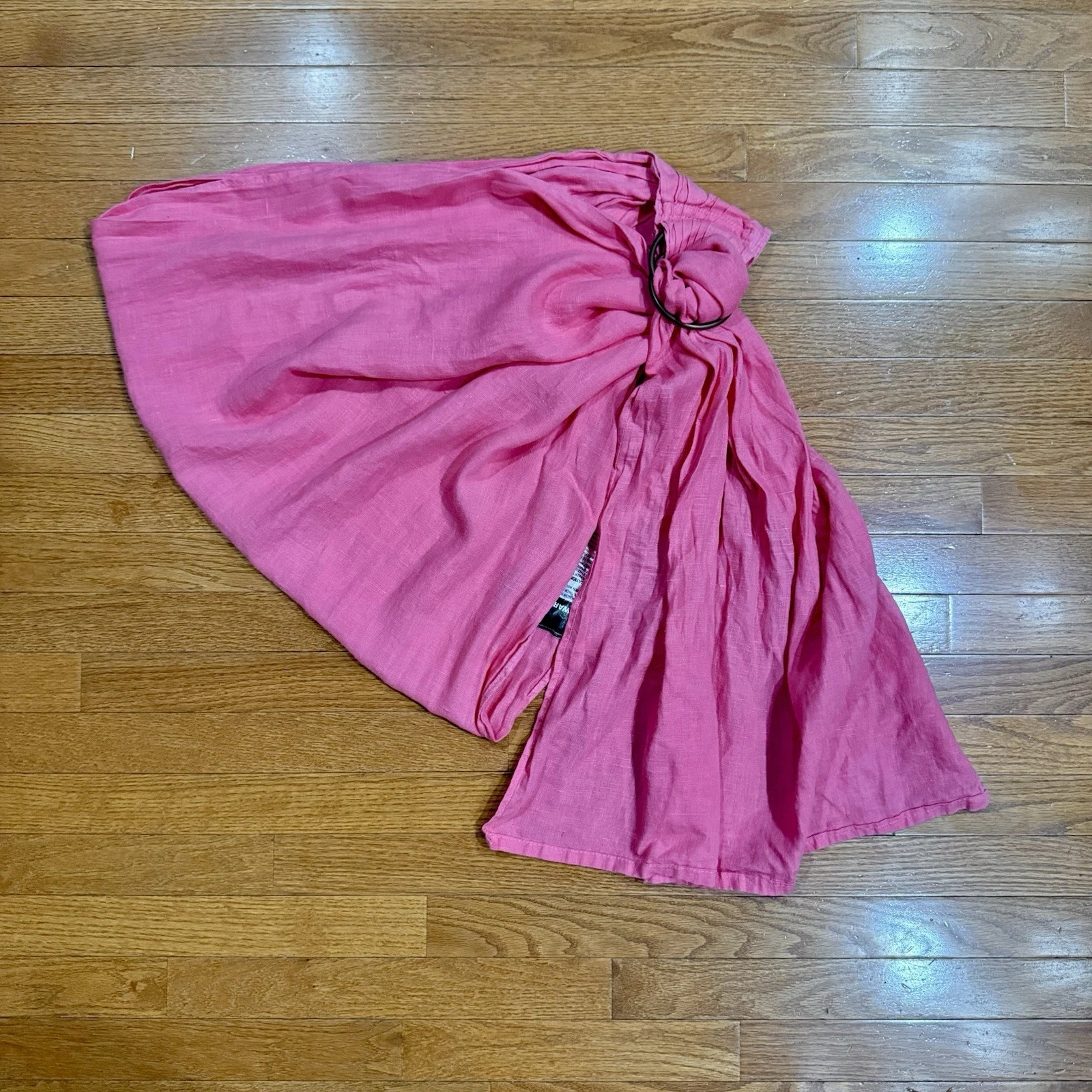 Bibetts Ring Sling 100% Linen Baby Carrier 8-35lbs Pink Made In The USA
Opens in a new window or t