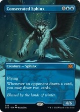 Consecrated Sphinx (Borderless) - Near Mint MTG Double Masters 2022