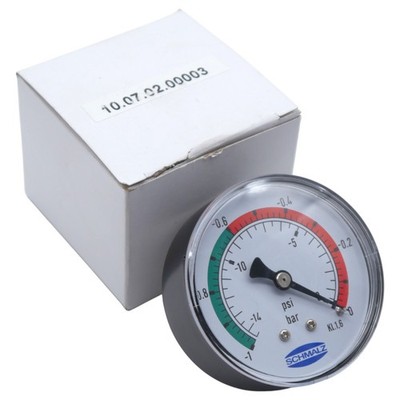 Schmalz VAM 63 V H BAR/PSI 10.07.02.00003 Vakuum-Manometer -unused/OVP-