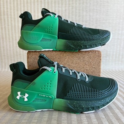 Under Armor HOVR Apex Rise 2 Tribase Training Shoes Mens Size 7.5 Green Crossfit