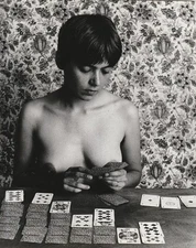 Anker Spang-Larsen (1917-2003) Card Player