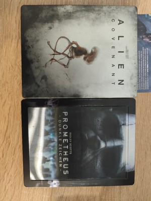 Alien Covenant & Prometheus Blu Ray Steelbooks Mit Gebrauchsspuren