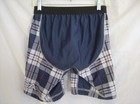 Origin MMA Compression Shorts Mens XL Blue Plaid Grappling BJJ Fight Training — photo 3