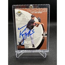 1999 Upper Deck Choice Ryan Minor Baltimore Orioles Signed Rookie Card #7. rookie card picture
