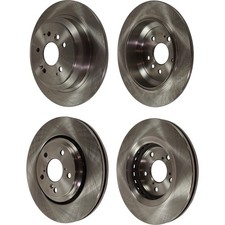 Front and Rear Disc Brake Rotors For 2016-2020 Honda Pilot All Wheel Drive