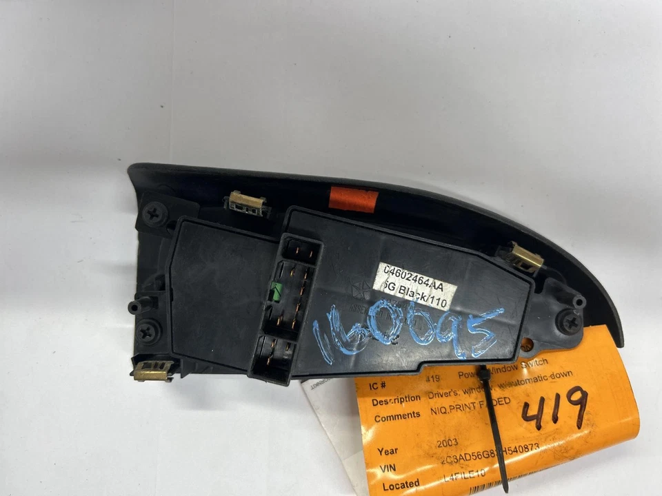Chrysler Concorde 2003 interruptor de puerta delantera ventana del conductor 04602464AA OEM 03 Foto 2 de 2