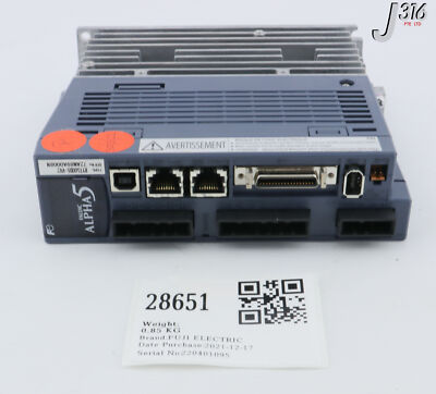 28651 FUJI ELECTRIC SERVO AMPLIFIER, ALPHA 5, OUTPUT 0.05KW