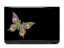 Butterfly Vinyl Laptop or Automotive Art sticker decal computer auto netbook