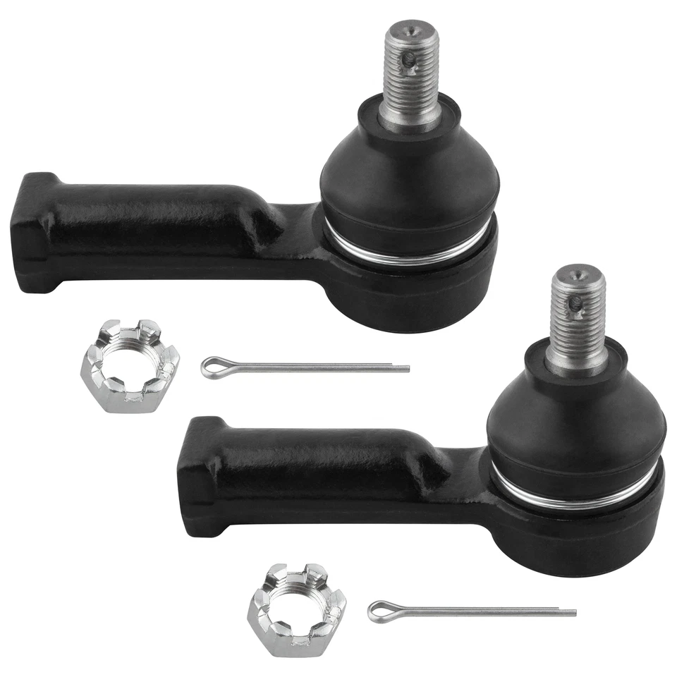 4x Front Upper Ball Joints + Outer Tie Rod Ends for Mazda B2000 1986 1987 - Image 4 of 4