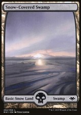 MTG Magic the Gathering Snow-Covered Swamp (252/316) Modern Horizons LP