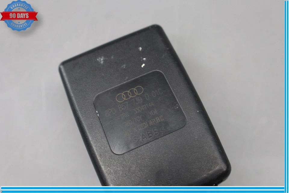 06-13 Audi A3 A3 Quattro Trasero Izquierdo Doble Cinturón de Seguridad Hebilla Receptor Fabricante Original Foto 4 de 4