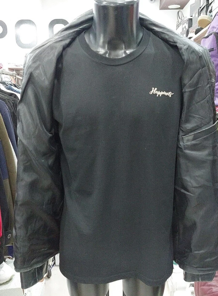 FLORENCE MOON Leather Jacket Used Man Black Size 52 PGC1040PI - Image 4 of 4