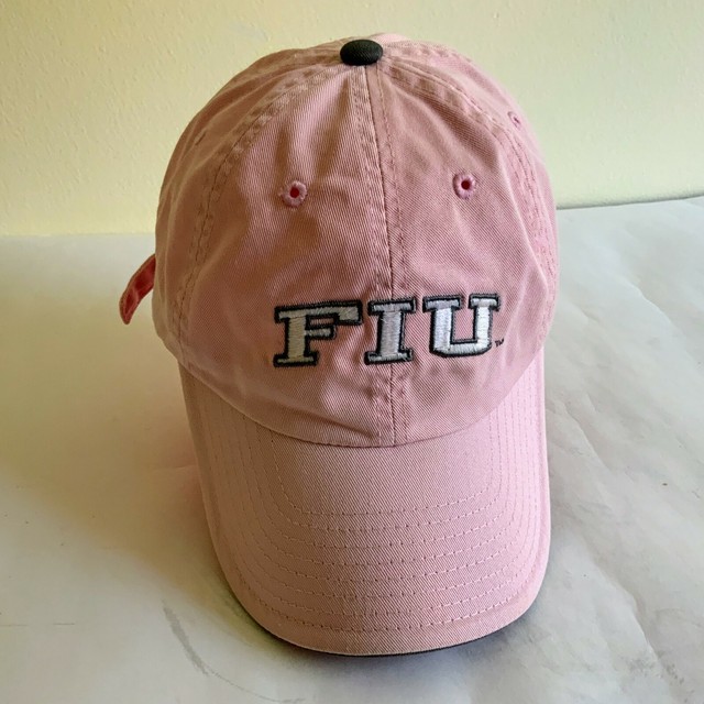 FIU FLORIDA INTERNATIONAL UNIVERSITY Women Pink Baseball Hat Cap