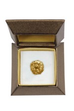 Pekingese, Pekinese, Peking-Palasthund - Hundebrosche in dekorativer Box, elegan