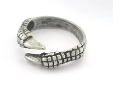Adjustable Claw Ring Antique Silver Plated brass women men ring handmade Rings
