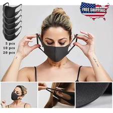 Face Mask Mouth Cover Reusable Washable Breathable Face Shield for Kids Adult